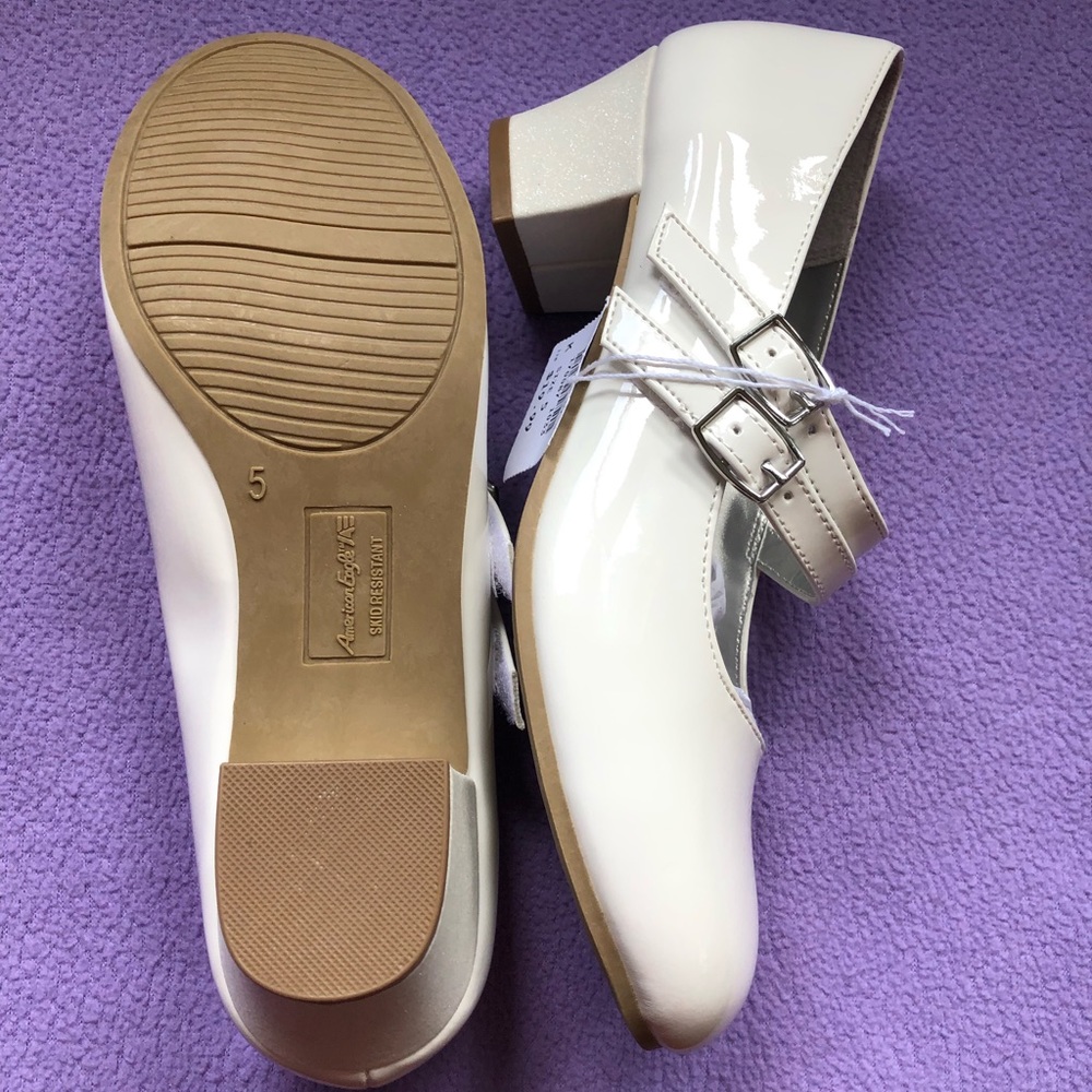 White Patent Mary Janes